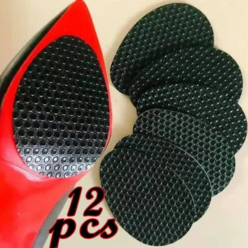 12pcs Rezistent la Uzura, Non-Alunecare Pantofi Saltea Auto-Adeziv Antepiciorului Tocuri inalte Autocolant cu Toc Protector Unic Tampoane de Cauciuc Pernă