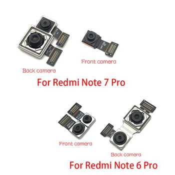 15BUC o Mulțime Fata Originale Principalele Spate aparat de Fotografiat din Spate Flex Cablul Modulului de Panglică Pentru Xiaomi Redmi Note 6 7 Pro Piese de schimb
