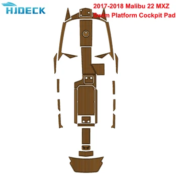 2017-2018 Malibu 22 MXZ Platforma de Înot Pilotaj Barca Acoperi Accesorii Spumă EVA Punte din lemn de Tec Etaj Pad Mat Personalizabil