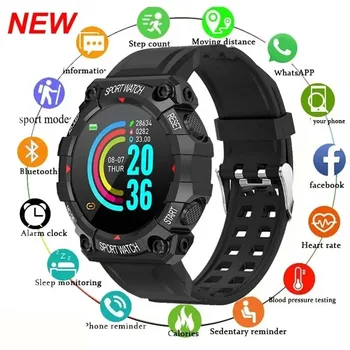 2024 Multifunctional Smart Watch Bluetooth Conectat Telefonul Muzică Bărbați Femei Sport Fitness Brățară de monitorizare a Somnului Smartwatch FD68