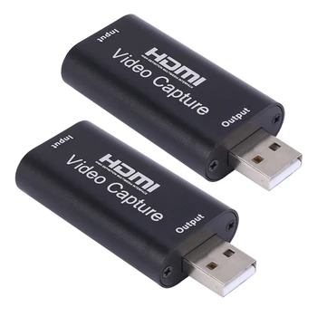 2X Audio, Carduri de Captura Video pe USB 2.0 1080P, 4K Înregistrare Prin DSLR camera Video Action Cam