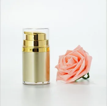 30ml de aur acrilice pompa airless sticla de lotiune/emulsie/albire esența fond de ten lichid de îngrijire a pielii cosmetice stimulare