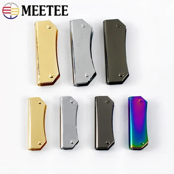 4/10buc Meetee 35/47mm de Metal Sac Colț Protector Catarama Geantă de mână Clip Edge Banding Incuietoare Șurub Hardware Accesorii Decor