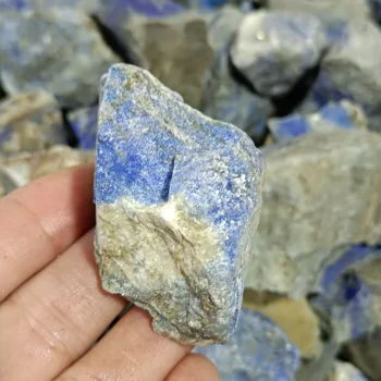 4-6cm 1 buc Natural Lapis lazuli Piatră de Cristal Piatră brută de vindecare reiki Minerale Rezervor de Pește de Cristal Decor