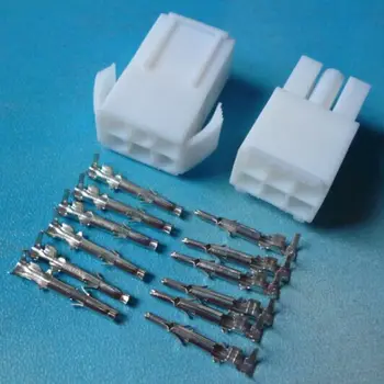 50sets 6p 6PINI EL4.5 4.5 mm Mini conectori de Tip terminale adaptoare Caz (Masculin+Feminin)