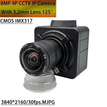 8 Megapixeli 4K HD cu Unghi Larg USB CCTV aparat de Fotografiat Cu Sony IMX317 Senzor FOV 125 Grade UVC Plug Joace Pentru Windows, Linux, Android, Mac