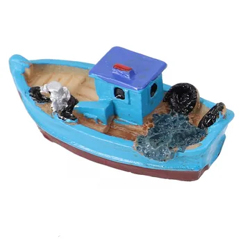 Ambarcațiunile de Acasă Decor de Masă de 2*3*5 cm La Întâmplare Barca de Pescuit a Navei Jucărie DIY Miniatură cel Mai bun de Vânzare Utile Durabil Noi