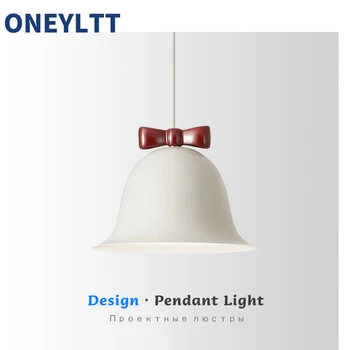 Bell arc dormitor, noptiera copii pandantiv lampă Nordic designer masă masă bar macaron lampa