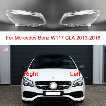 Capacul obiectivului Pentru Benz CLA W117 2013 2014 2015 2016 Stânga/Dreapta Decor Coajă Transparent de Sticla Farurilor Auto Accesorii