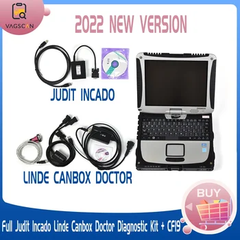 CF19 Laptop cu Stivuitor Complet pentru Linde Canbox Doctor Jungheinrich Judit Incado Diagnostic Scanner Instrumente