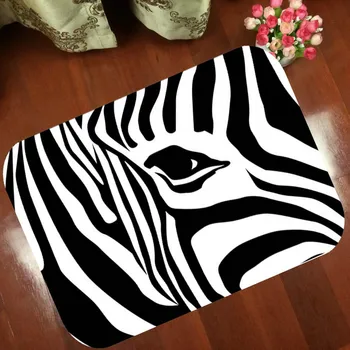 Covorase Anti-Alunecare Mat Colorat desene animate drăguț Zebra model animal Model Imprimat covor Covor pentru Ușa de la Baie Camera de zi