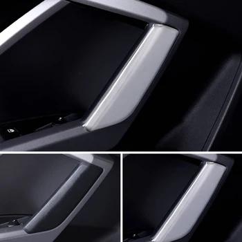 Din Oțel inoxidabil, Masina de Styling, Accesorii Pentru Audi Q3 2019 2020 Ușă Interioară Cotiera Mâner Trageți mânerul ușii Capacului Ornamental Decorative 4buc