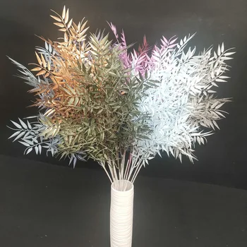 Fals Frunze de Bambus Artificial Stem Plante Artificiale Decoratiuni pentru Casa Restaurant Aranjament de Craciun Eucalipt Salcie
