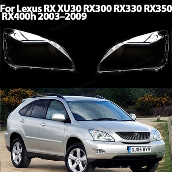 Faruri Locuințe de Protecție Capac de Sticla Faruri Transparent Coajă Obiectiv Pentru Lexus RX XU30 RX300 RX330 RX350 RX400 2003-2009