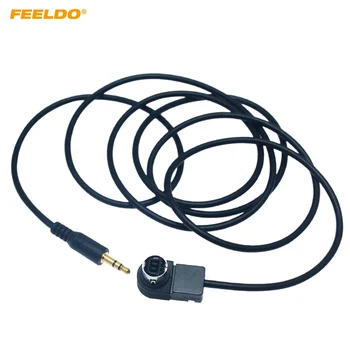 FEELDO Radio Auto 3.5 mm de sex Masculin Interfață de Intrare Audio Muzica Aux Cablu Adaptor pentru Alpine KCA-121B Ai-net Socket Port #HQ6251