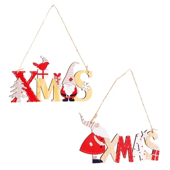 Gnome Crăciun Ornamente Din Lemn Xmas Copac Agățat Pandantiv Decor Petrecere Acasă Dropship