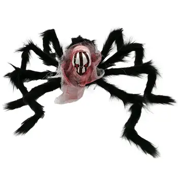 Halloween Spider Decor Ghost Festival Decor Roșu-Ochi Păianjeni Gigant Multifunctional Halloween Spider Recuzită Reutilizabile