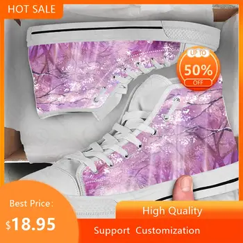 Hot Cherry Blossom Sakur Amuzant Sport Classic Pantofi Casual Respirabil Usoare Mens Pentru Femei Adolescent Adidași De Moda