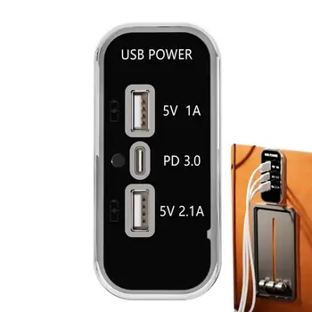 Incarcator Auto USB de Încărcare Rapidă De 3 Port-Telefon Mobil Multi-Funcția de Conversie Mufă pentru Încărcare în Siguranță Incarcator Auto Adaptor Pentru Autobuze, Autoturisme