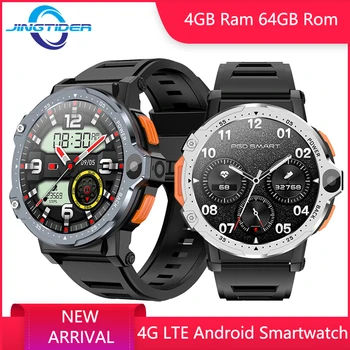 JingTider Android 4G Smart Watch Oameni de Afaceri SP9832E Quad Core 4GB 64GB Camera Dublă GPS Smartwatch Wifi Sport în aer liber, Ceas