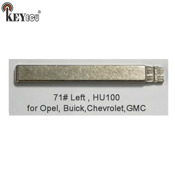 KEYECU 25x KEYDIY Telecomenzi Universale Flip Key Blade 71# Stânga , HU100 pentru Opel, pentru Buick, Chevrolet, pentru GMC