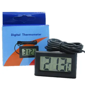 LCD Termometru Digital Fara Baterie Congelator Mini Termometru de Interior Exterior Termometru Electronic Cu Senzor