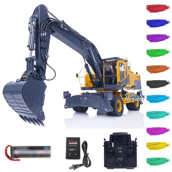 LESU 1/14 Aoue ET30H Hidraulice RC Excavator pe Roți Constructii Excavator Model Asamblat Pictat Inginerie Jucării THZH1206