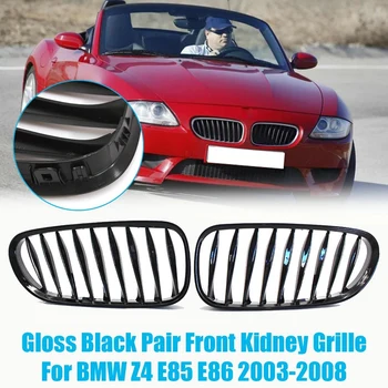 Masina Grila Fata Masina Accesorios Pentru BMW E85 Z4 E86 2003-2008 Grila High Gloss Black Cool Bussiness Stil