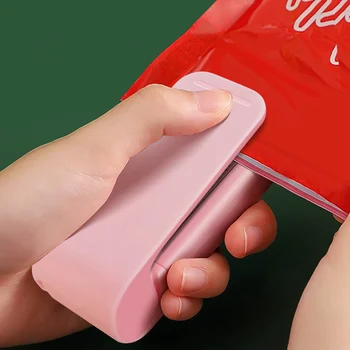 Mini Pungă De Plastic Sealer Mașină De Stocare Clip De Etanșare Portabil Sigiliu De Ambalare Pentru Alimente Gustare Gadget-Uri De Bucătărie