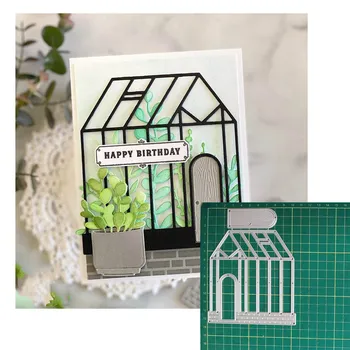 Model de casa de metal de tăiere mor mucegai album decor în relief album foto carte de a face obiecte de artizanat DIY