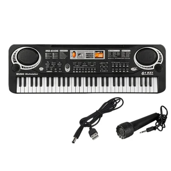 Muzică Digitală Electronic Tastatură Tastatură Electronic Cu 61 Taste Muzicale De Jucărie Tastaturi Pentru Varsta De 3-12