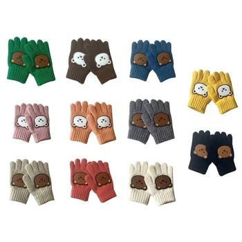 Mănuși Tricotate Pentru Sugari, Mănuși Cu Un Deget Respirabil Copii Full Deget De Mănușă De Box Cadou De Ziua De Nastere