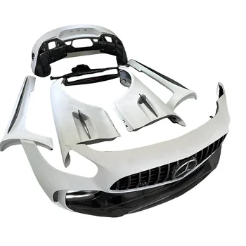O parte din Fibra de Carbon GTR Stil de Piese Auto Pentru Mercedes-Benz AMG GT GTC GTS GTR Upgrade Fata Bara Spate Buza praguri Body Kit