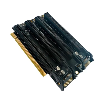 PCIe-Bifurcație x16 să x4x4x4x4 PCIE3.0 x16 1 la 4 Gen3 placa de extensie Adaptor