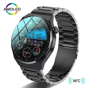 Pentru Huawei, Xiaomi NFC Smart Watch Bărbați GT3 Pro AMOLED 390*390 Ecran HD de Ritm Cardiac Bluetooth Apel IP68 rezistent la apa SmartWatch 2023