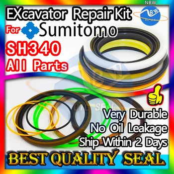 Pentru Sumitomo SH340 Seal Kit Excavator de Reparații de Ulei de Înaltă Calitate de Control Supapă Pilot Lama DEPLASAȚI Joystick-ul Motorului inelară Cilindru