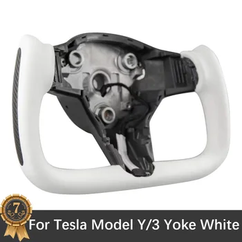 Pentru Tesla Model Y Model 3 Jugul Alb Volan Asamblare Accesorii