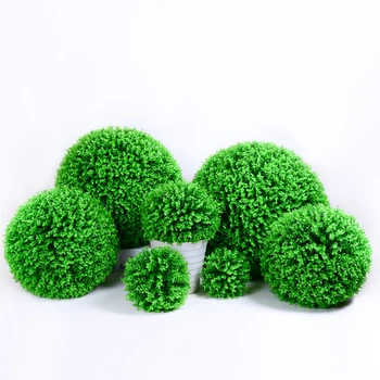 Plante Artificiale Balonul Rotund Cimișir Agățat De Plante De Interior, În Aer Liber Acasă Petrecerea De Nunta Hotel Veranda Ghivece Cu Plante De Decor