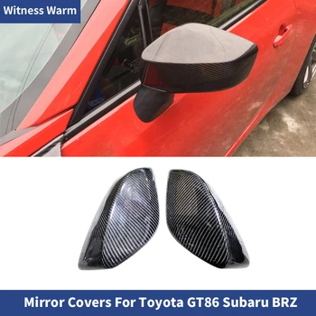Portiera din Fibra de Carbon-Stick pe Oglinda Retrovizoare Acoperi Styling Auto pentru Toyota Gt86 Ft86 Subaru Brz 2013 2014 2015 2016 17 18 19