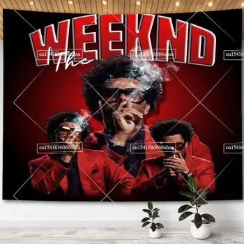 Rapper-Ul The Weeknd Postere Pe Perete Tapiserii Meme Amuzant Tapestrys Cameră Decor Estetic Cămin Imagini De Fundal Tapices