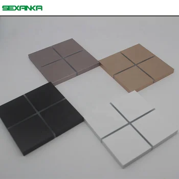 SEXANKA KNX BEI Fabrica Smart Home Clădire Sistem Automat 4 Bandă de Aluminiu de Metal Variator Touch Smart Switch-uri de Perete