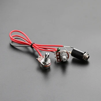 Singur Bobinei de Preluare Cabluri Precablat Chitara Cabluri 1Tone 1Volume