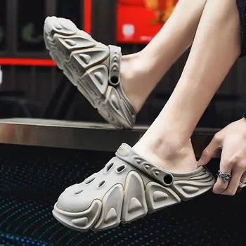 Sneakees Sandale Om De Vară Cel Mai Bun De Vânzare De Vară Om Flip Flops Mare Talpa Pantofi De Vara Cheussure Asistenta Saboți Pe Pernă De Aer De Tenis