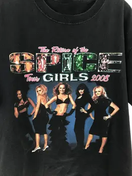Spice Girls intoarcerea Spice Girls Tur Maneca Scurta Barbati de culoare T-shirt HA678 mâneci lungi