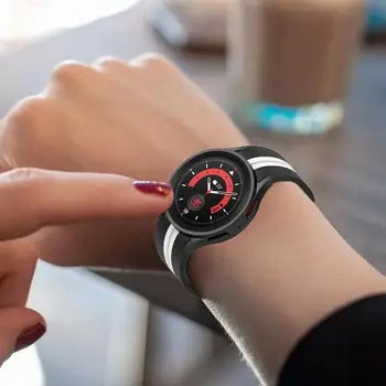 Sport Moale Bratara De Silicon Trupa Încheietura Mâinii Pentru Samsung GalaxyWatch 5 Pro Înlocuire Inteligent Curea De Ceas Bratara Watchband