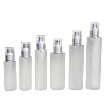 Spray Ceață Sticlă Goală de Plastic de Îngheț Argint Pompa 100ml120ml150ml250ml300ml Reîncărcabile Ambalaje Cosmetice Lotiune Bottle15Pcs