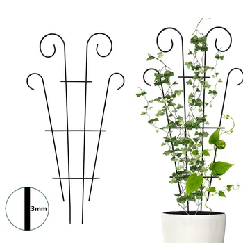 Sprijin plantelor Alpinism Plante Cadru 1 buc 4.*3.*0,3 cm de Flori Stau de Plante de Viță de vie Urca Rack Pentru DIY Ghivece Ornamentale