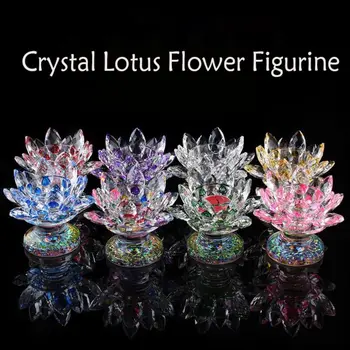 Suvenir Cadouri Crysta Floare De Lotus Ornament Sticla Ambarcațiuni De Colectare Masa De Birou Ornamente Decor De Nunta