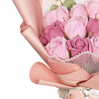 Valentine Săpun Buchet de Trandafiri Unice de Cadouri de Ziua Îndrăgostiților Acasă Artificiale Buchet de Flori pentru Prietena de Familie Iubit Mama Soției