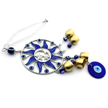 YYSD albastru turcesc Albastru pentru Ochi Rău pentru Soare Windchime Noroc Agățat de Ornament